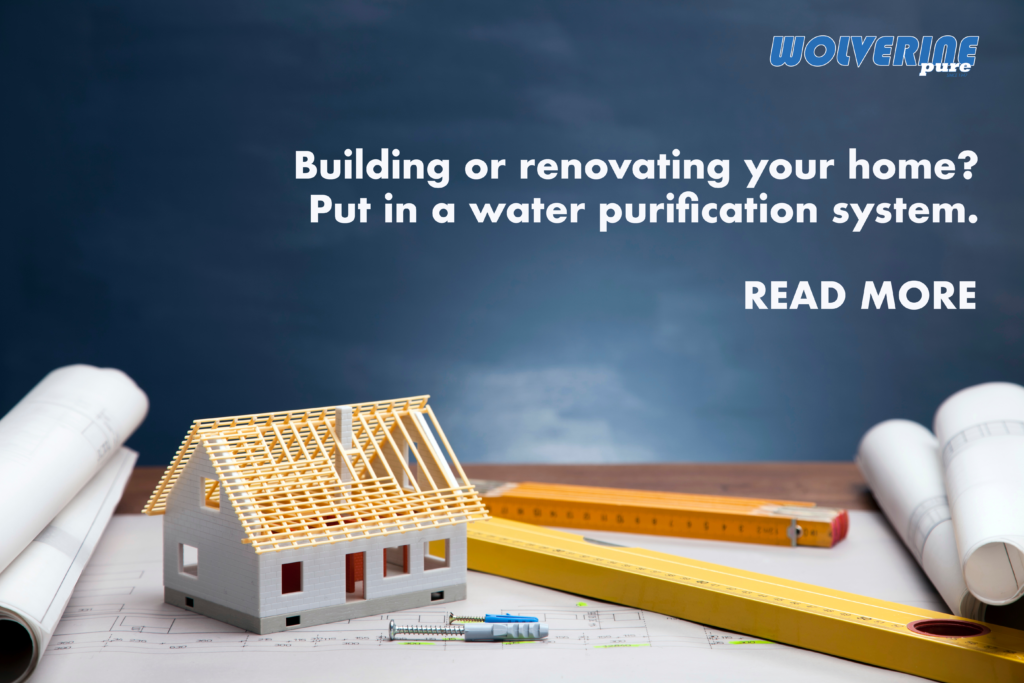 Consider whole home water treatment when doing a new home build