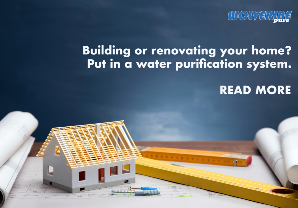 Consider whole home water treatment when doing a new home build